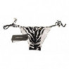 Costume da bagno bikini zebrato bianco nero - IT4 - L