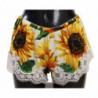 Intimo intimo in pizzo bianco girasole - IT5 - XL