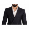 Giacca SICILIA vestibilità slim in cashmere blu seta - IT48 - M