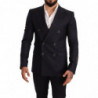 Giacca SICILIA vestibilità slim in cashmere blu seta - IT48 - M