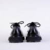 Scarpe derby in pelle nera con borchie - EU41/US8