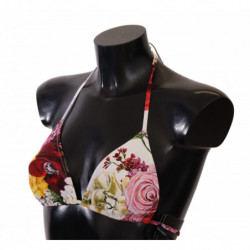 Costume da bagno bikini con stampa floreale bianca - IT2 - S