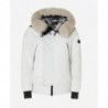Giacca in poliestere bianco - S