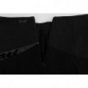 Gonna dritta elasticizzata in cotone blu nero - IT42-M