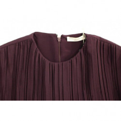 Abito lungo in seta viola lavanda - IT44-L
