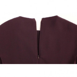 Abito lungo in seta viola lavanda - IT44-L