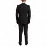Abito MARTINI formale in broccato nero a 2 pezzi - IT46 - S
