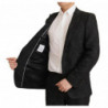 Abito MARTINI formale in broccato nero a 2 pezzi - IT46 - S