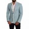 Cappotto blu slim fit in lino Blazer TAORMINA - IT46 - S