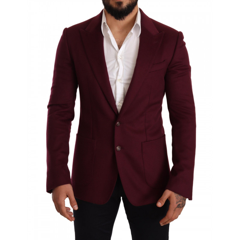 Blazer giacca cappotto slim fit in cashmere marrone - IT48 - M