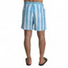 Pantaloncini da bagno da uomo beachwear a righe blu - IT7 - XL