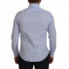 Camicia formale da uomo in cotone azzurro - IT40 - M
