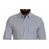 Camicia formale da uomo in cotone azzurro - IT40 - M