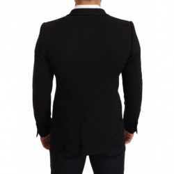 Blazer giacca cappotto slim fit in cotone nero - IT48 - M