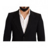 Blazer giacca cappotto slim fit in cotone nero - IT48 - M