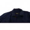 Camicia casual maniche lunghe colletto cotone blu scuro - IT48 - M