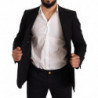 Blazer giacca cappotto slim fit in cotone nero - IT48 - M