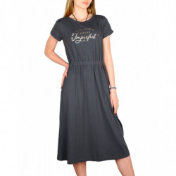 Abito in cotone nero - L