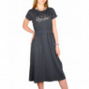 Abito in cotone nero - L