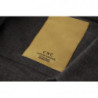 Camicia da uomo casual in cotone grigio scuro - IT44 - XS