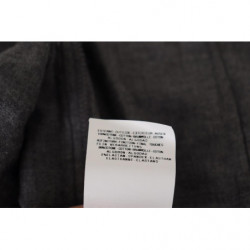 Camicia da uomo casual in cotone grigio scuro - IT44 - XS