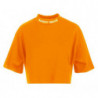 Top e maglietta in cotone arancione - S