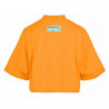 Top e maglietta in cotone arancione - S