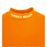 Top e maglietta in cotone arancione - S