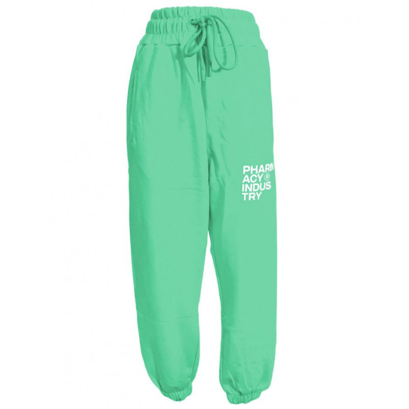 Jeans e pantaloni in cotone verde - S