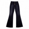 Jeans svasati in denim di cotone blu - W29 - IT43