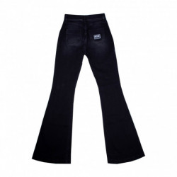 Jeans svasati in denim di cotone blu - W29 - IT43