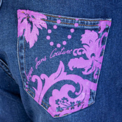 Jeans Melissa in denim di cotone blu - W30