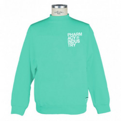 Maglione in cotone verde - S