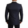 Giacca blazer MARTINI slim fit in lana blu - IT48 - M