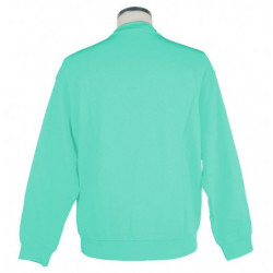 Maglione in cotone verde - S