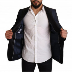 Giacca blazer MARTINI slim fit in lana blu - IT48 - M
