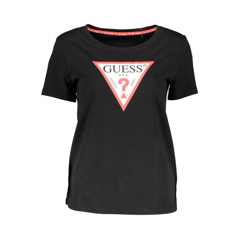 Top e maglietta in cotone nero - L
