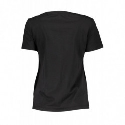 Top e maglietta in cotone nero - L