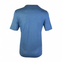 T-Shirt Misto Lana Blu Polvere - IT56 - 3XL