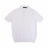 Polo a maniche corte in cotone bianco - IT46 - S