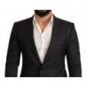 Giacca blazer slim fit in lana a quadri grigi - IT48 - M