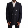 Giacca Cappotto TAORMINA in Lino Blu - IT58 - XXL