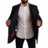 Giacca Cappotto TAORMINA in Lino Blu - IT58 - XXL