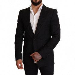 Giacca blazer nera a un bottone slim fit - IT50 - L