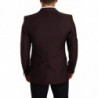 Giacca slim fit in lana viola Blazer SICILIA - IT48 - M