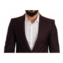 Giacca slim fit in lana viola Blazer SICILIA - IT48 - M