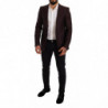 Giacca slim fit in lana viola Blazer SICILIA - IT48 - M