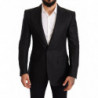 Blazer da giacca slim fit in lino nero - IT48 - M