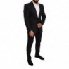 Blazer da giacca slim fit in lino nero - IT48 - M