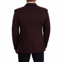 Giacca blazer slim in cotone viola - IT46 - S